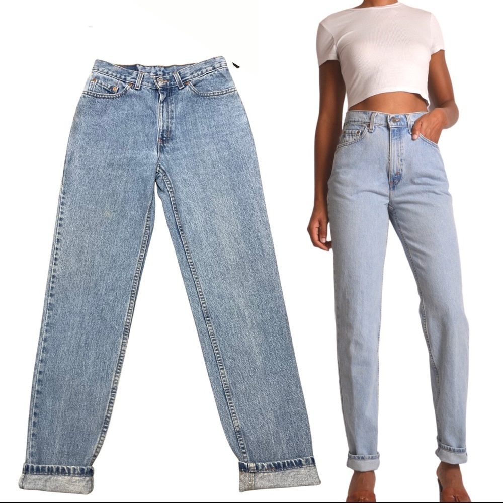 Vintage Y2K High Waist Levi’s 512 Slim,Tapered Leg Wedgie Mom Jeans 28.5x32